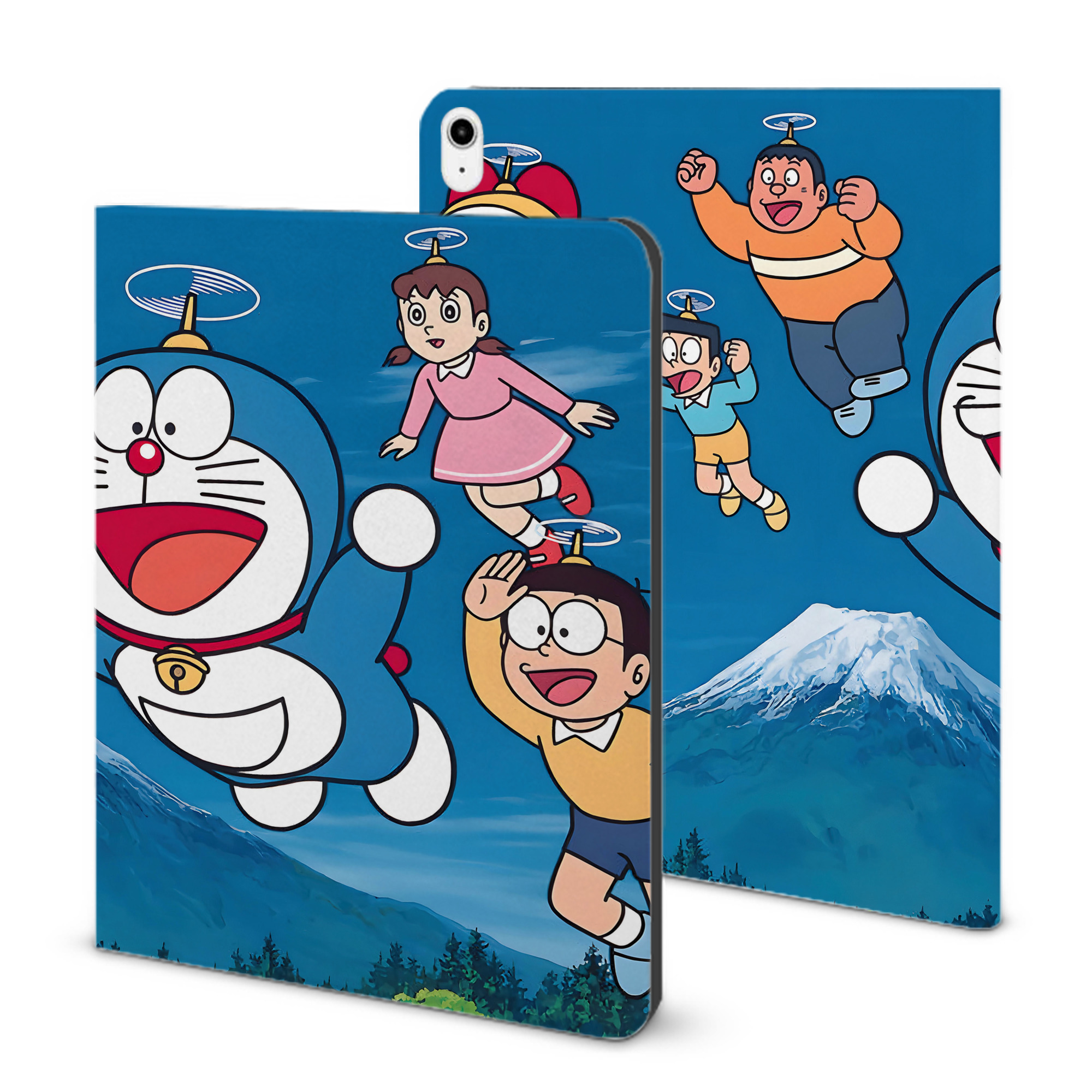 （画像用） ドラえもん Doraemon IPadケース ペンホルダー付き ブックスタイルデザイン